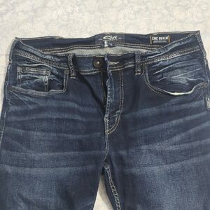 Silver Jeans Women's Dark Blue Skinny Jeans